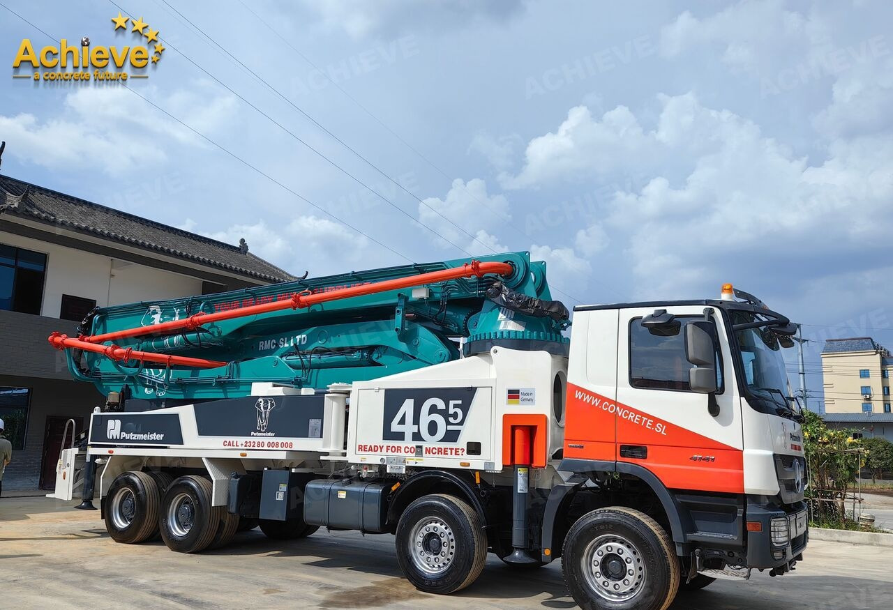 Putzmeister Compact Truck-Mounted Concrete Pump M46-5 【ACHIEVE】TOP CONDITION!!! - Betonpumpa: 1 kép. Putzmeister Compact Truck-Mounted Concrete Pump M46-5 【ACHIEVE】TOP CONDITION!!! - Betonpumpa: 1 kép.