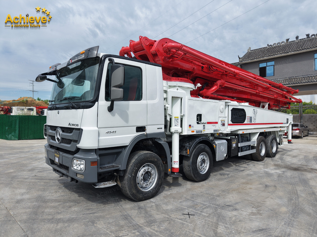 Putzmeister Putzmeister  M56-4RZ Actros 4141Mercedes-Benz Concrete pump truck 【ACHIEVE】TOP CONDITION!!! lízing Putzmeister Putzmeister  M56-4RZ Actros 4141Mercedes-Benz Concrete pump truck 【ACHIEVE】TOP CONDITION!!!: 20 kép.
