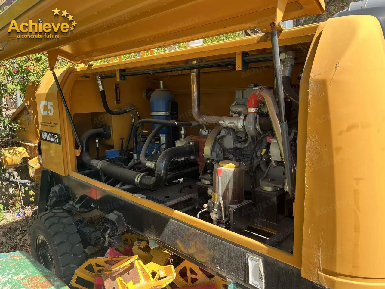 SANY SANY 【ACHIEVE】TOP CONDITION!!! demo new low hours Sany Concrete Trailer Pump 2017 HBT5008C-5S - Stabil betonszivattyú: 4 kép. SANY SANY 【ACHIEVE】TOP CONDITION!!! demo new low hours Sany Concrete Trailer Pump 2017 HBT5008C-5S - Stabil betonszivattyú: 4 kép.