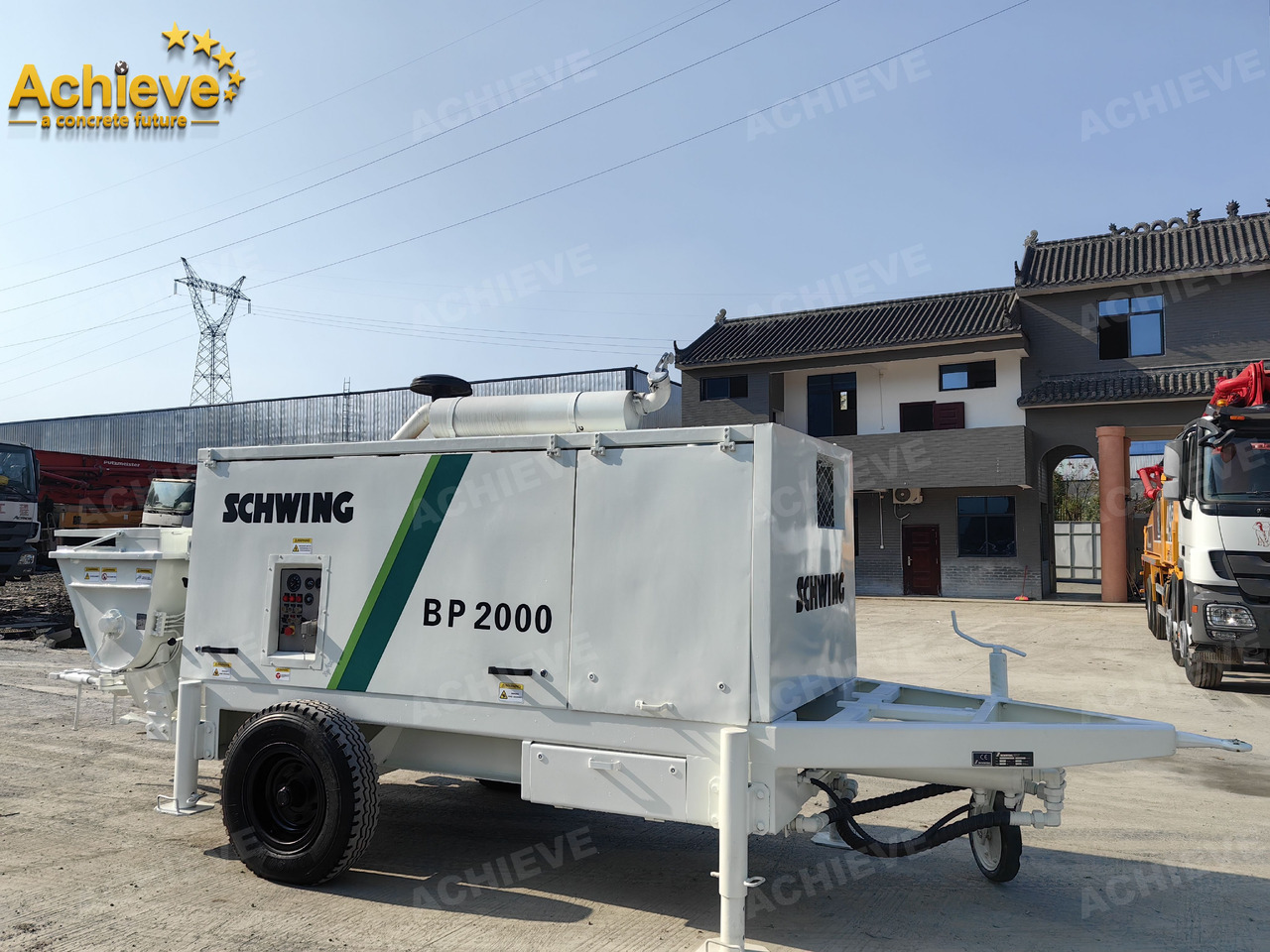 Schwing BP2000 5000kg 2008 Concrete Pump With Brand New High Quality 【ACHIEVE】 TOP CONDITION!!! - Stabil betonszivattyú: 5 kép. Schwing BP2000 5000kg 2008 Concrete Pump With Brand New High Quality 【ACHIEVE】 TOP CONDITION!!! - Stabil betonszivattyú: 5 kép.