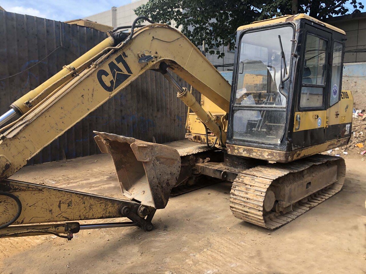 CATERPILLAR excavator 0.3m³ original excavator CAT E70B, E70 - Lánctalpas kotró: 5 kép. CATERPILLAR excavator 0.3m³ original excavator CAT E70B, E70 - Lánctalpas kotró: 5 kép.