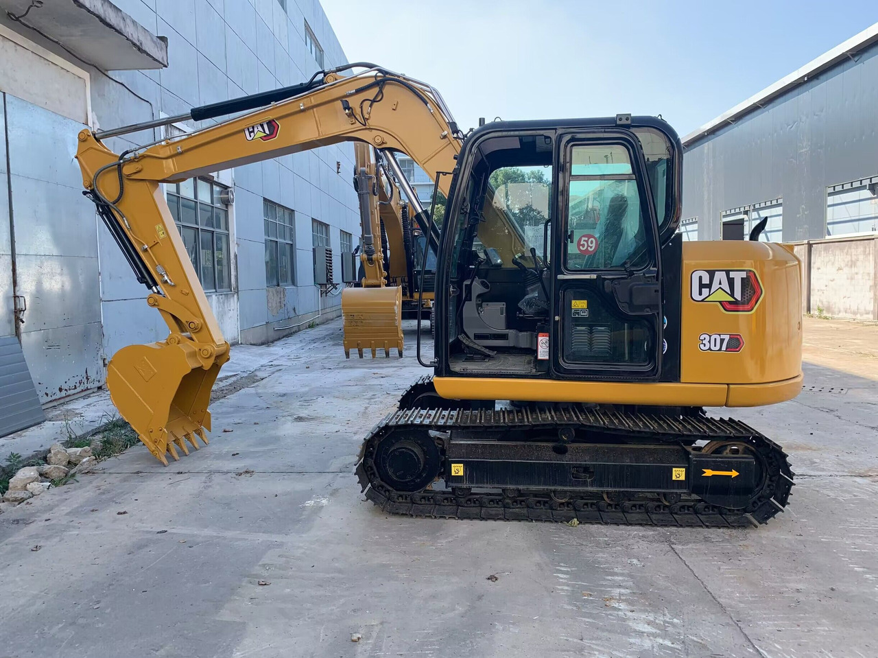 Caterpillar Small Digger CAT 307E2, 306E2 - Lánctalpas kotró: 1 kép. Caterpillar Small Digger CAT 307E2, 306E2 - Lánctalpas kotró: 1 kép.