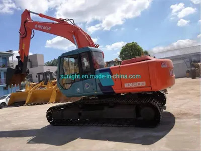 Good Price Japan Surplus Backhoe Hitachi Ex200 Excavator with Breaker Line for Sale - Lánctalpas kotró: 1 kép. Good Price Japan Surplus Backhoe Hitachi Ex200 Excavator with Breaker Line for Sale - Lánctalpas kotró: 1 kép.