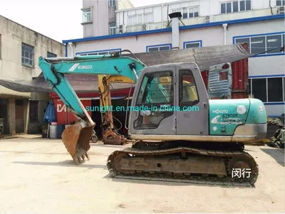 Original 10 Ton Hydraulic Excavator Kobelco Sk100 Made in Japan for Sale - Lánctalpas kotró: 1 kép. Original 10 Ton Hydraulic Excavator Kobelco Sk100 Made in Japan for Sale - Lánctalpas kotró: 1 kép.