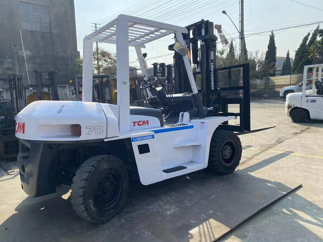 TCM 7 ton Diesel Forklift Used Condition FD70 Forklift Truck - Dízel targonca: 1 kép. TCM 7 ton Diesel Forklift Used Condition FD70 Forklift Truck - Dízel targonca: 1 kép.