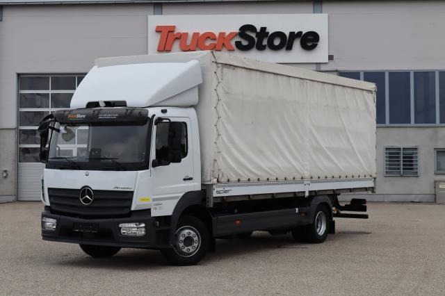 Mercedes-Benz Atego 1224 L - Ponyvás teherautó: 1 kép. Mercedes-Benz Atego 1224 L - Ponyvás teherautó: 1 kép.