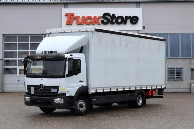 Mercedes-Benz Atego 1224L EDSCHA - Ponyvás teherautó: 1 kép. Mercedes-Benz Atego 1224L EDSCHA - Ponyvás teherautó: 1 kép.