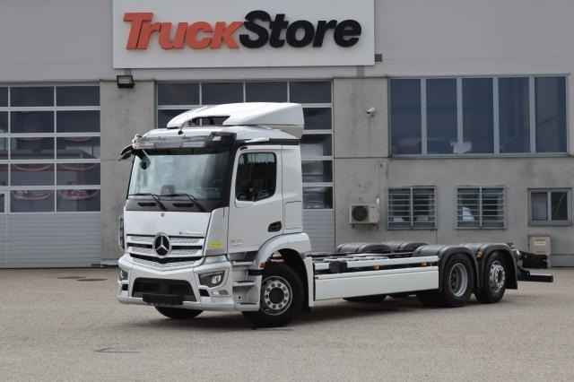 Mercedes-Benz eActros 400 L - Alvaz teherautó: 1 kép. Mercedes-Benz eActros 400 L - Alvaz teherautó: 1 kép.