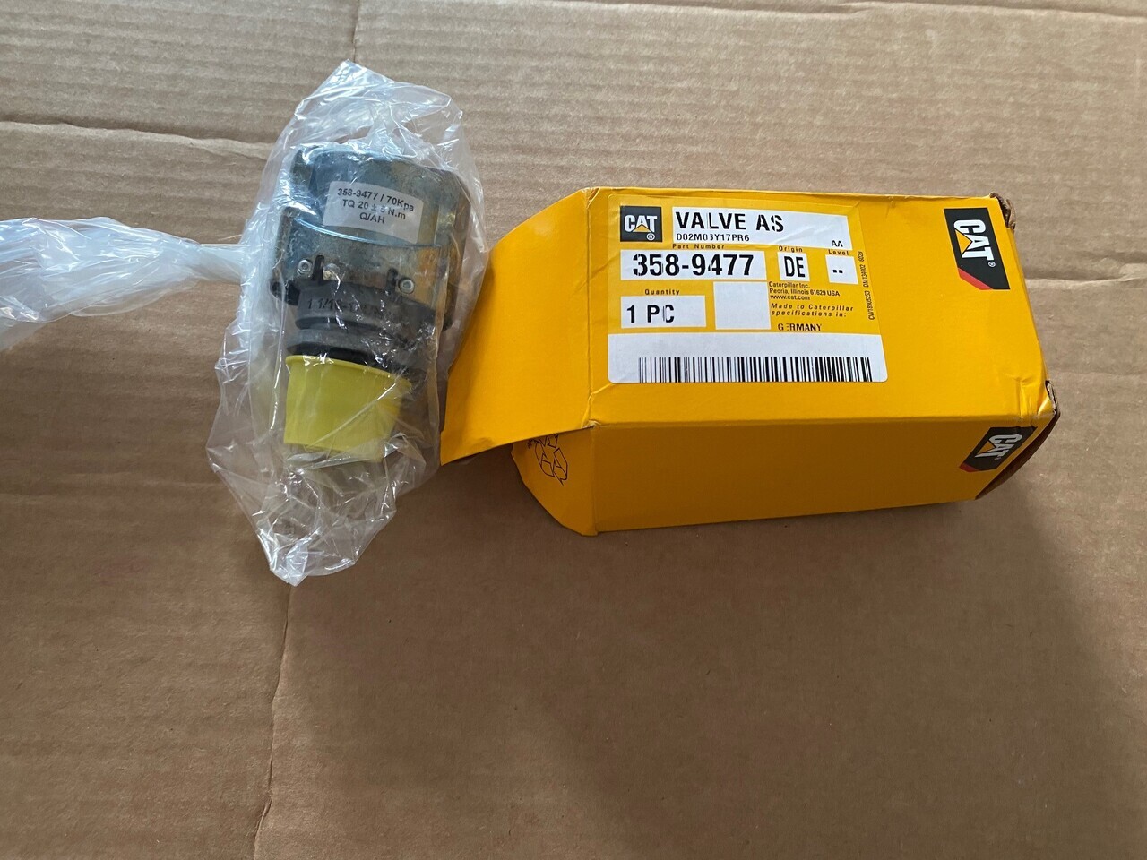 Caterpillar 6015B 6020B Valve 358-9477 3589477 - Alkatrész - Teherautó: 1 kép. Caterpillar 6015B 6020B Valve 358-9477 3589477 - Alkatrész - Teherautó: 1 kép.