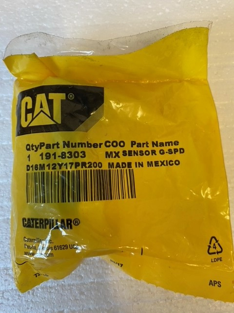 Caterpillar various 191-8303 1918303 sensor gp - Alkatrész - Építőipari gépek: 1 kép. Caterpillar various 191-8303 1918303 sensor gp - Alkatrész - Építőipari gépek: 1 kép.