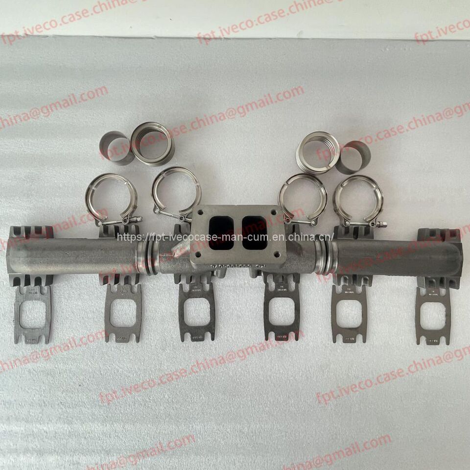 FPT IVECO CASE Cursor13 F3BE0684A B001 504003647 EXHAUST MANIFOLD 504046507 - Kipufogó leömlő: 3 kép. FPT IVECO CASE Cursor13 F3BE0684A B001 504003647 EXHAUST MANIFOLD 504046507 - Kipufogó leömlő: 3 kép.