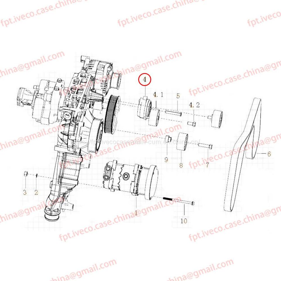 MAN D2066 Automatic tensioner 95800-7477 - Szíjfeszítő: 1 kép. MAN D2066 Automatic tensioner 95800-7477 - Szíjfeszítő: 1 kép.