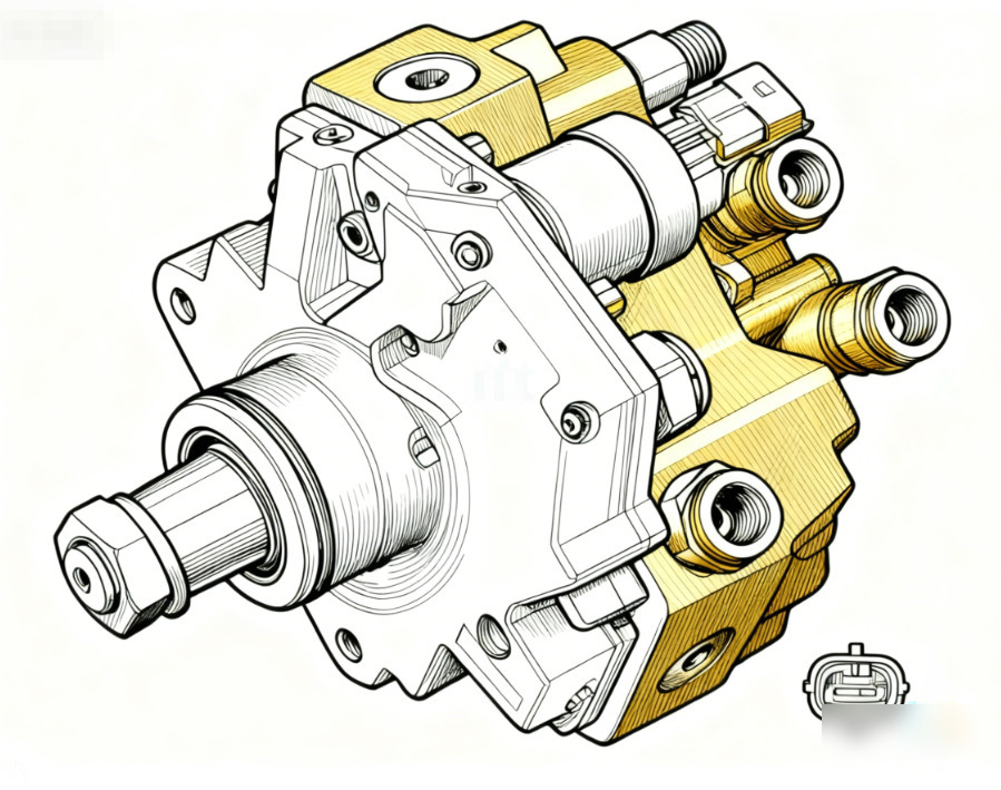OEM Engine CURSOR9 IVECO High Pressure Fuel Pump F84385110 F4898921 F4896958 F0445020175 - Üzemanyag szivattyú: 1 kép. OEM Engine CURSOR9 IVECO High Pressure Fuel Pump F84385110 F4898921 F4896958 F0445020175 - Üzemanyag szivattyú: 1 kép.