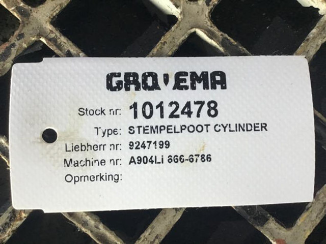 Hidraulikus henger Liebherr A902 INDUSTRIAL / A902 Li / A904 INDUSTRIAL / A904C Li / A912 Li / A914 Li / A914B Li: 7 kép.