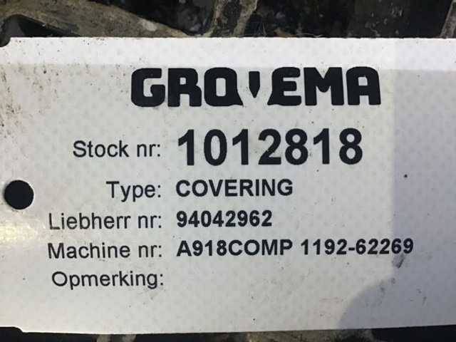 Liebherr A914 Compact - Motorháztető: 3 kép. Liebherr A914 Compact - Motorháztető: 3 kép.