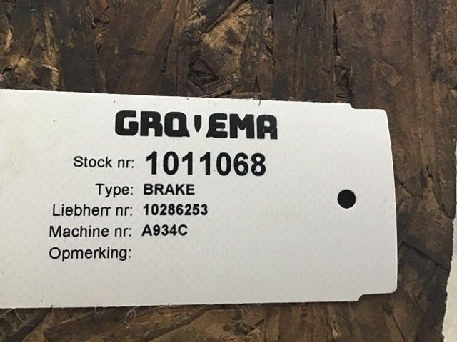 Fékdob Liebherr Brake: 6 kép.