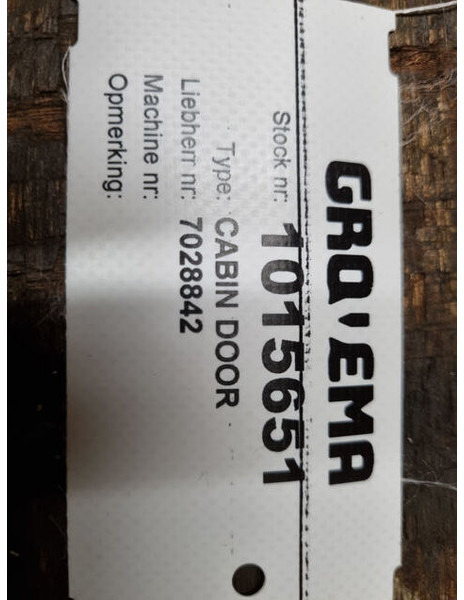 Liebherr Cabin Door - Ajtó és alkatrészek: 2 kép. Liebherr Cabin Door - Ajtó és alkatrészek: 2 kép.