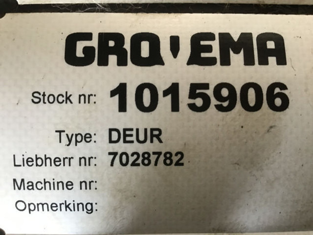 Liebherr Cabin Door - Ajtó és alkatrészek: 2 kép. Liebherr Cabin Door - Ajtó és alkatrészek: 2 kép.