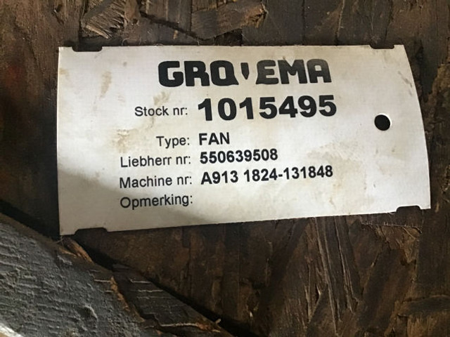 Liebherr - Ventilátor: 1 kép. Liebherr - Ventilátor: 1 kép.