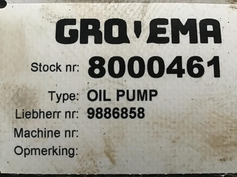 Liebherr Oil Pump - Olajszivattyú: 3 kép. Liebherr Oil Pump - Olajszivattyú: 3 kép.