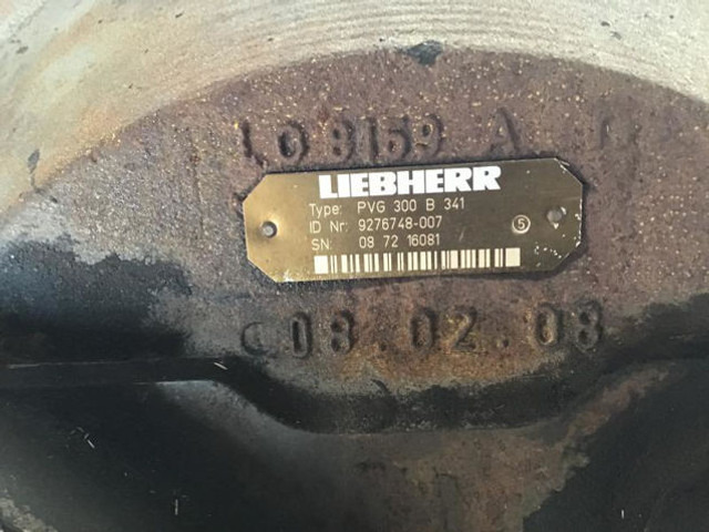 Liebherr PVG300B341 - Sebességváltó: 2 kép. Liebherr PVG300B341 - Sebességváltó: 2 kép.