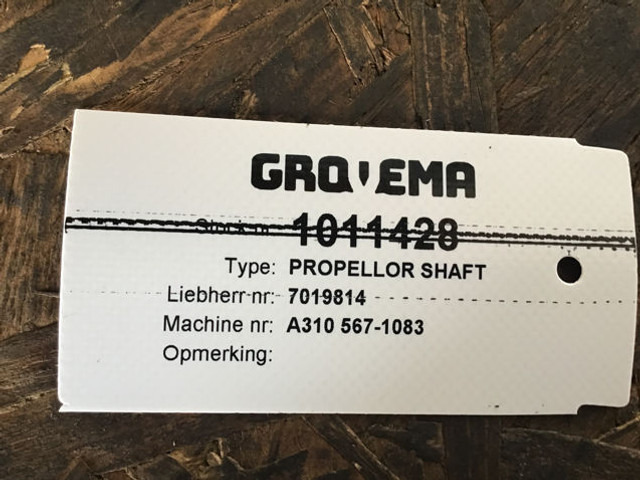 Liebherr Propeller Shaft - Féltengely: 5 kép. Liebherr Propeller Shaft - Féltengely: 5 kép.
