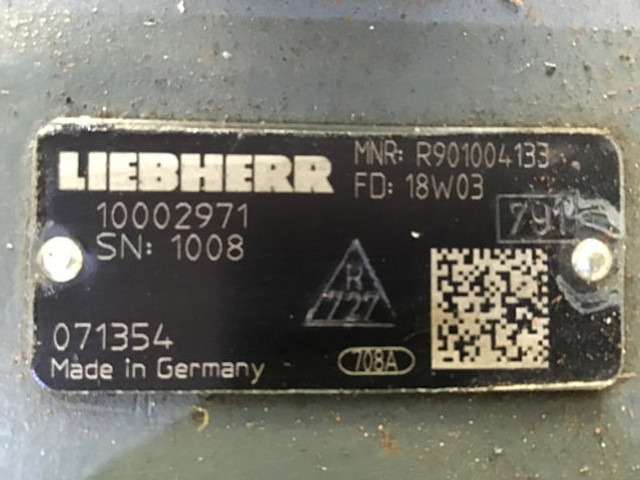 Szelep Liebherr Safety Valve: 8 kép.