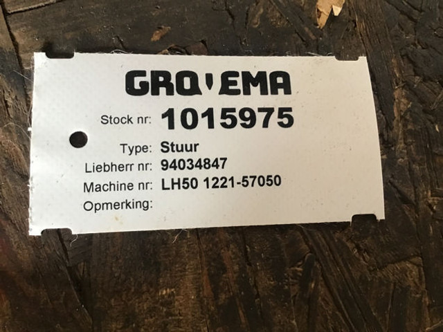 Liebherr Steering Column - Kormánykerék: 1 kép. Liebherr Steering Column - Kormánykerék: 1 kép.