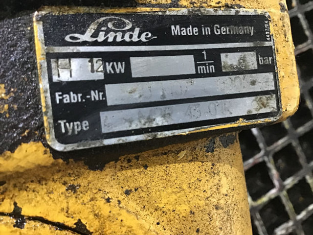 Linde MPR043 - Hidraulikus szivattyú: 2 kép. Linde MPR043 - Hidraulikus szivattyú: 2 kép.