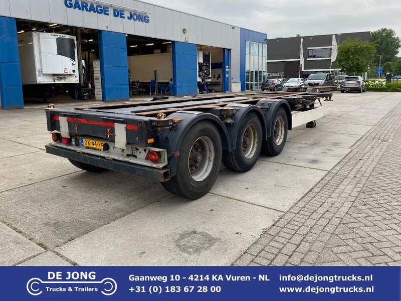 Kögel SW24 Container Chassis / 2x Extendable / BPW + Drum - Félpótkocsi cserefelépítményes: 1 kép. Kögel SW24 Container Chassis / 2x Extendable / BPW + Drum - Félpótkocsi cserefelépítményes: 1 kép.