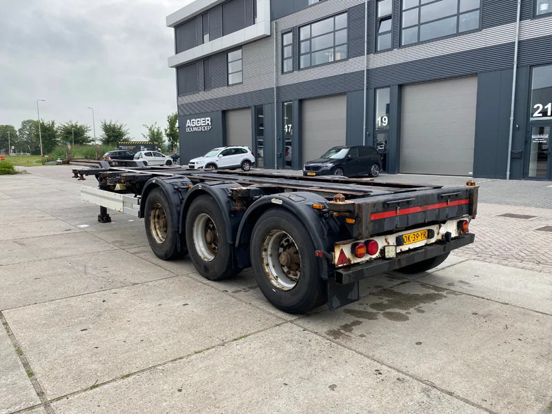 Kögel SW24 Container Chassis / 2x Extendable / BPW + Drum - Félpótkocsi cserefelépítményes: 3 kép. Kögel SW24 Container Chassis / 2x Extendable / BPW + Drum - Félpótkocsi cserefelépítményes: 3 kép.