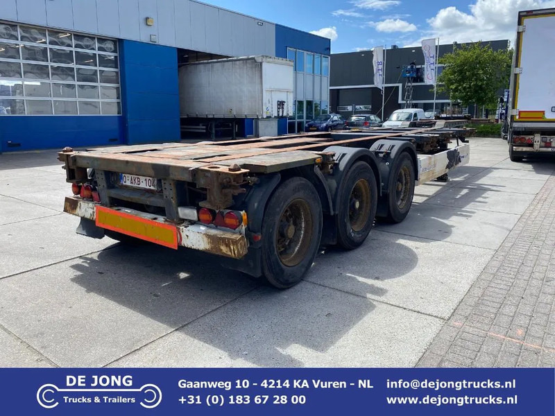 Krone SD 27 / Container Chassis / BPW + Drum / 1x Extendable / 45 FT - Félpótkocsi cserefelépítményes: 1 kép. Krone SD 27 / Container Chassis / BPW + Drum / 1x Extendable / 45 FT - Félpótkocsi cserefelépítményes: 1 kép.