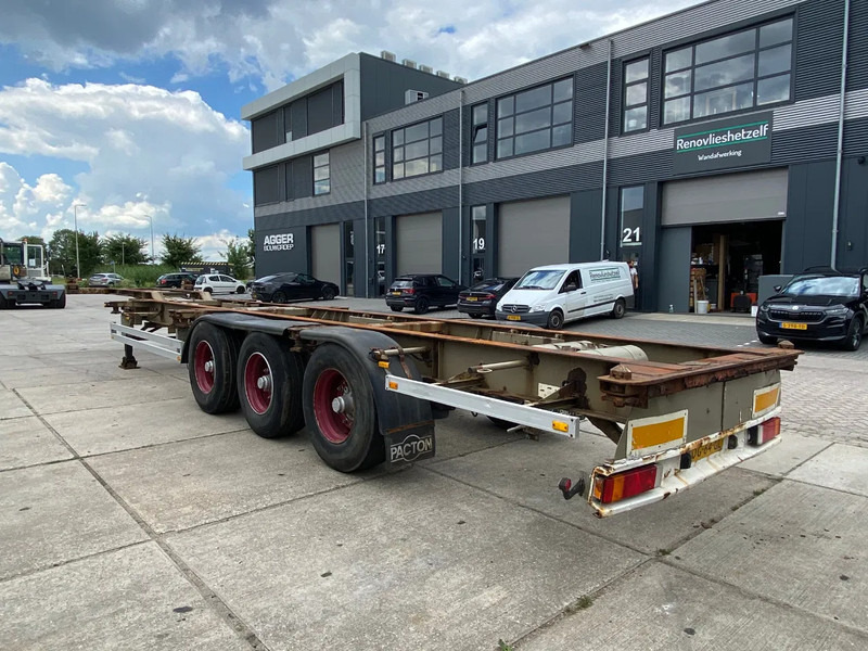 Pacton 40 FT Container Chassis / BPW + DISC - Félpótkocsi cserefelépítményes: 2 kép. Pacton 40 FT Container Chassis / BPW + DISC - Félpótkocsi cserefelépítményes: 2 kép.