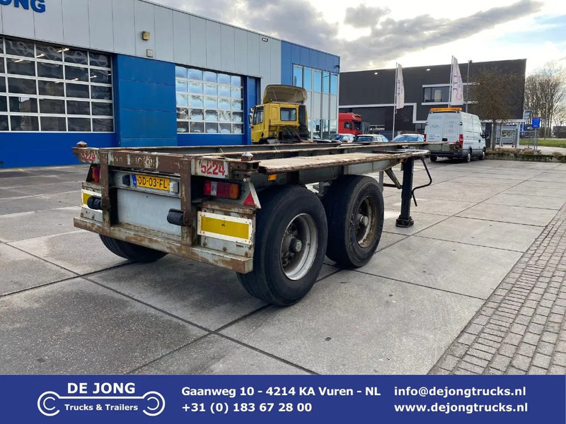 Pacton Container Chassis 20 FT / Steel Suspension - Félpótkocsi cserefelépítményes: 1 kép. Pacton Container Chassis 20 FT / Steel Suspension - Félpótkocsi cserefelépítményes: 1 kép.