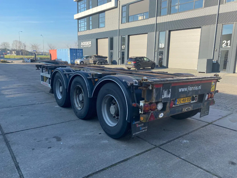 Pacton TXC 343 Multi / 3x Extendable / 1x Lift Axle - Félpótkocsi cserefelépítményes: 3 kép. Pacton TXC 343 Multi / 3x Extendable / 1x Lift Axle - Félpótkocsi cserefelépítményes: 3 kép.