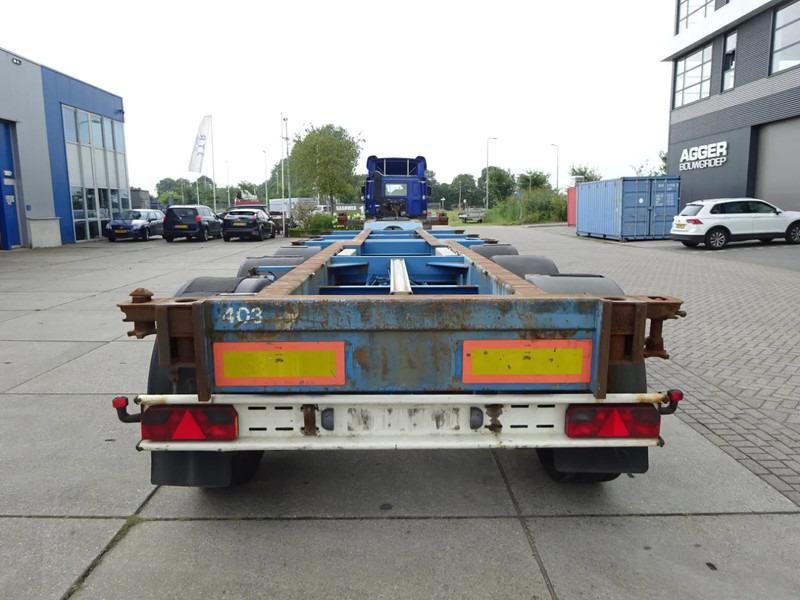 Renders Container chassis / Mercedes + Disc / 1x Lift Axle / 1x Extendable - Félpótkocsi cserefelépítményes: 2 kép. Renders Container chassis / Mercedes + Disc / 1x Lift Axle / 1x Extendable - Félpótkocsi cserefelépítményes: 2 kép.