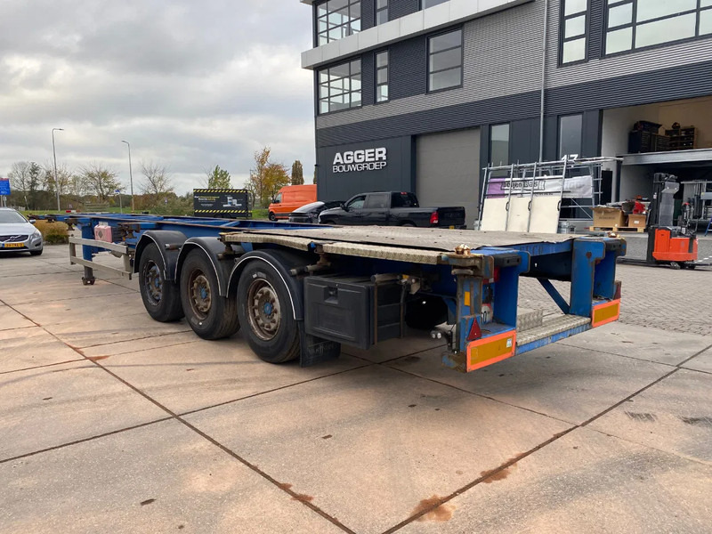 Van Hool 3B0079 / Container chassis / SAF + Disc - Félpótkocsi cserefelépítményes: 3 kép. Van Hool 3B0079 / Container chassis / SAF + Disc - Félpótkocsi cserefelépítményes: 3 kép.