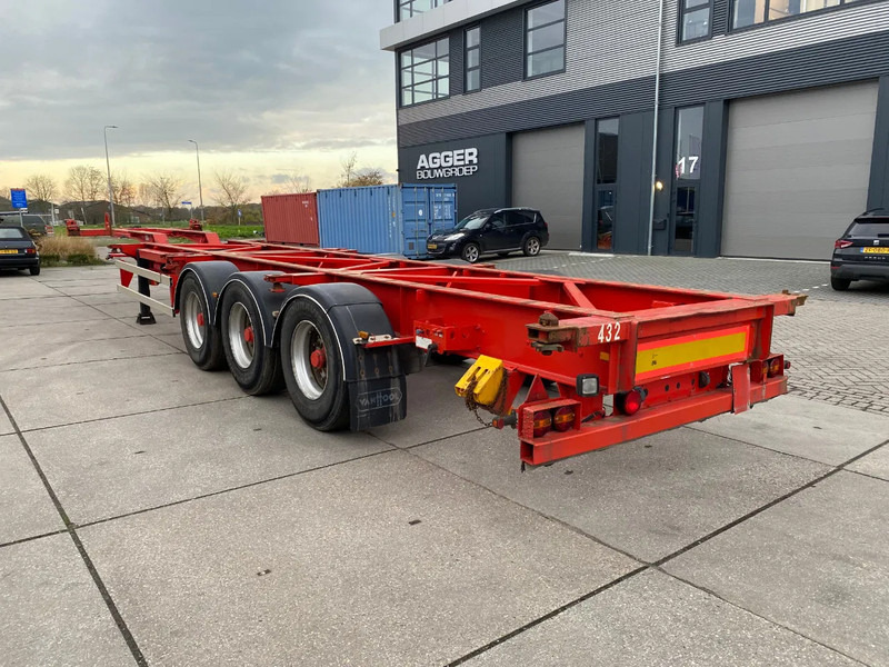 Van Hool S00149 / Container Chassis / 40FT / BPW + Drum - Félpótkocsi cserefelépítményes: 3 kép. Van Hool S00149 / Container Chassis / 40FT / BPW + Drum - Félpótkocsi cserefelépítményes: 3 kép.
