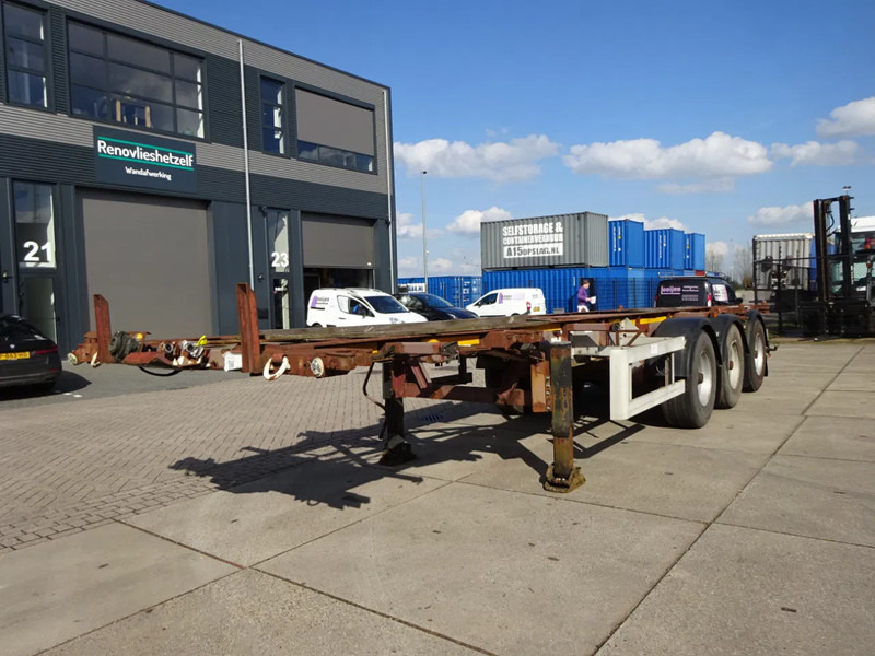 Van Hool Tank Chassis 20 + 30 FT / ADR / BPW + Drum - Félpótkocsi cserefelépítményes: 4 kép. Van Hool Tank Chassis 20 + 30 FT / ADR / BPW + Drum - Félpótkocsi cserefelépítményes: 4 kép.