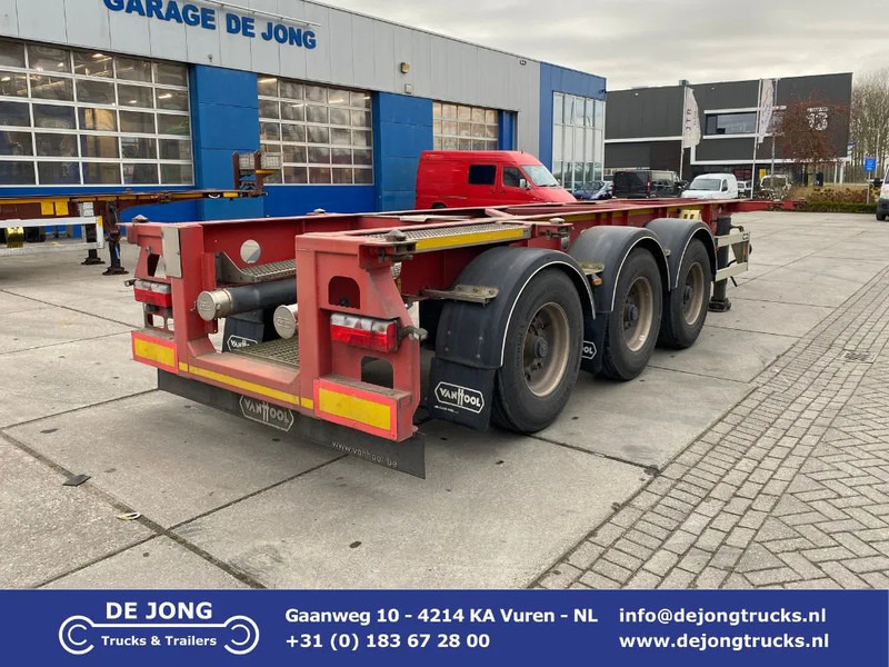 Van Hool Tank chassis / ADR / BPW + DISC / 20-30 FT - Félpótkocsi cserefelépítményes: 1 kép. Van Hool Tank chassis / ADR / BPW + DISC / 20-30 FT - Félpótkocsi cserefelépítményes: 1 kép.