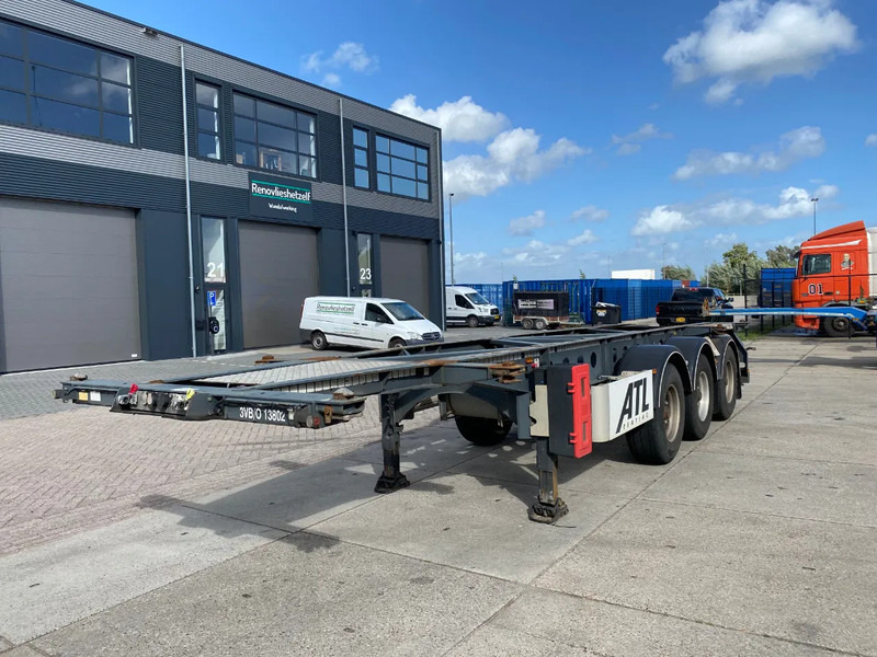 Van Hool Tank chassis / ADR / BPW + DISC / 20-30 FT - Félpótkocsi cserefelépítményes: 3 kép. Van Hool Tank chassis / ADR / BPW + DISC / 20-30 FT - Félpótkocsi cserefelépítményes: 3 kép.