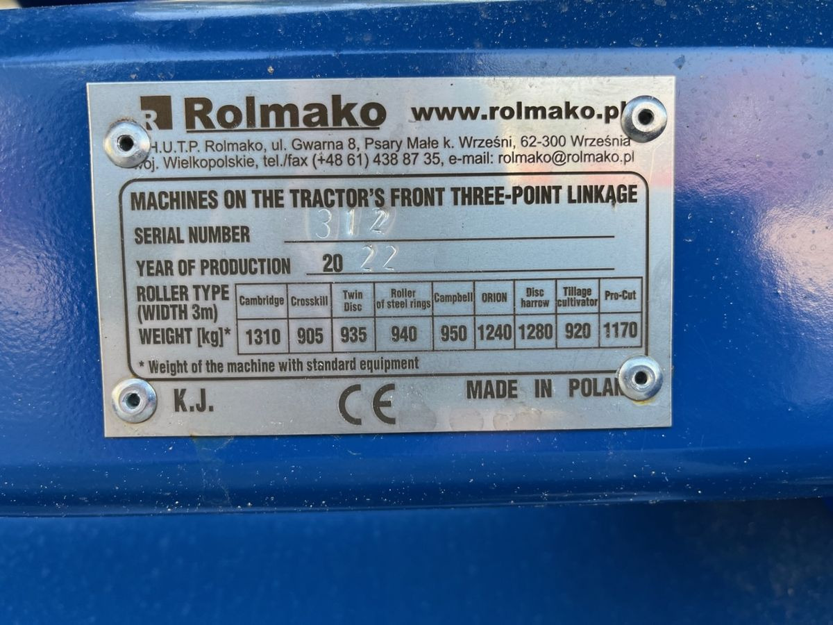 Rolmako Messerwalze - Mezőgazdasági hengerek: 4 kép. Rolmako Messerwalze - Mezőgazdasági hengerek: 4 kép.