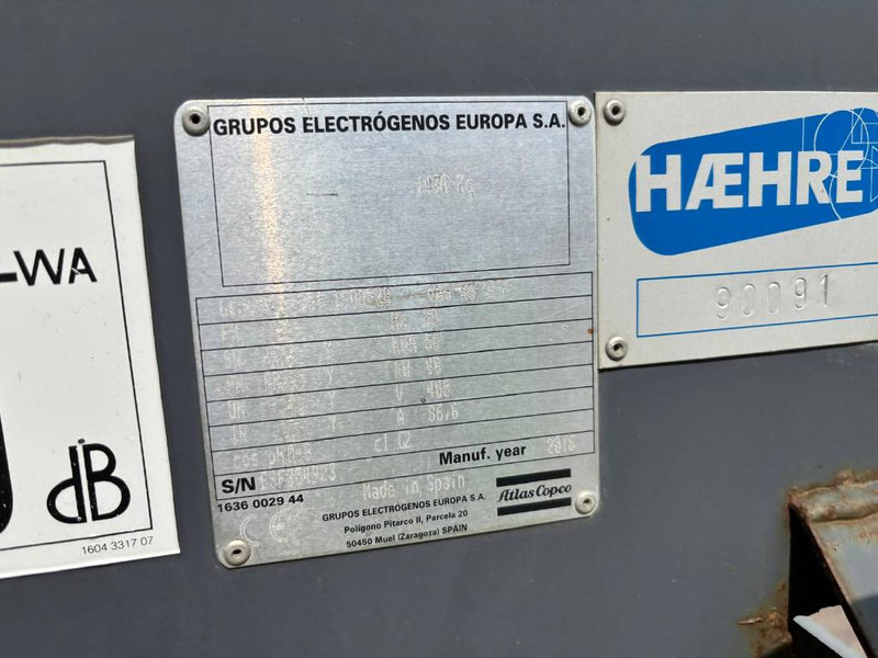 Atlas-Copco QAS 60 - Áramfejlesztő: 5 kép. Atlas-Copco QAS 60 - Áramfejlesztő: 5 kép.