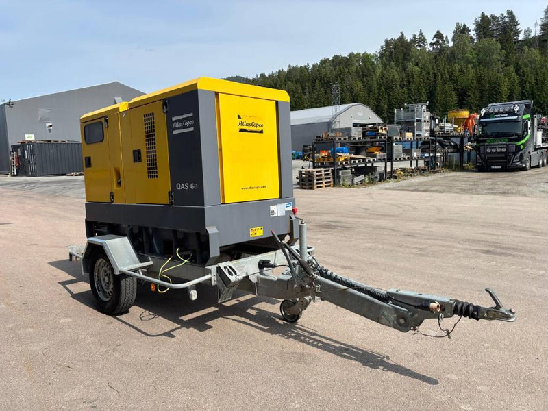 Atlas-Copco QAS 60 - Áramfejlesztő: 2 kép. Atlas-Copco QAS 60 - Áramfejlesztő: 2 kép.