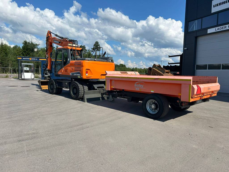 Doosan DX 140 W-5 - Gumikerekes kotró: 3 kép. Doosan DX 140 W-5 - Gumikerekes kotró: 3 kép.