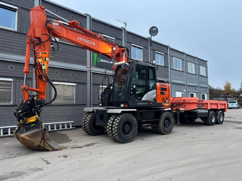 Hitachi ZX 145 W-6 - Gumikerekes kotró: 1 kép. Hitachi ZX 145 W-6 - Gumikerekes kotró: 1 kép.
