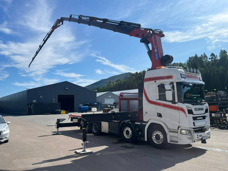 ** SOLD ** Scania R 590 + HMF 9520 K6 + Jibb + Win - Darus autó: 3 kép. ** SOLD ** Scania R 590 + HMF 9520 K6 + Jibb + Win - Darus autó: 3 kép.