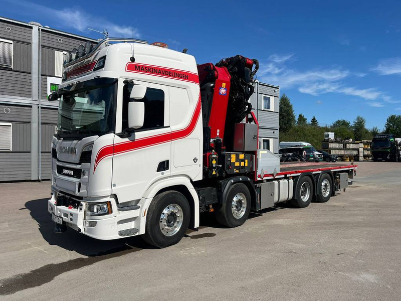 ** SOLD ** Scania R 590 + HMF 9520 K6 + Jibb + Win - Darus autó: 4 kép. ** SOLD ** Scania R 590 + HMF 9520 K6 + Jibb + Win - Darus autó: 4 kép.