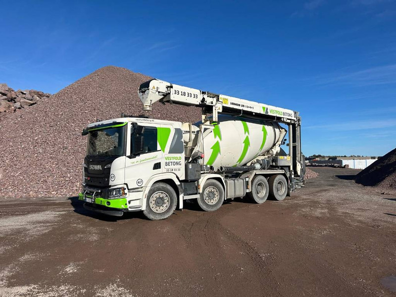 Scania P 500 XT 8x4 - Betonmixer: 1 kép. Scania P 500 XT 8x4 - Betonmixer: 1 kép.