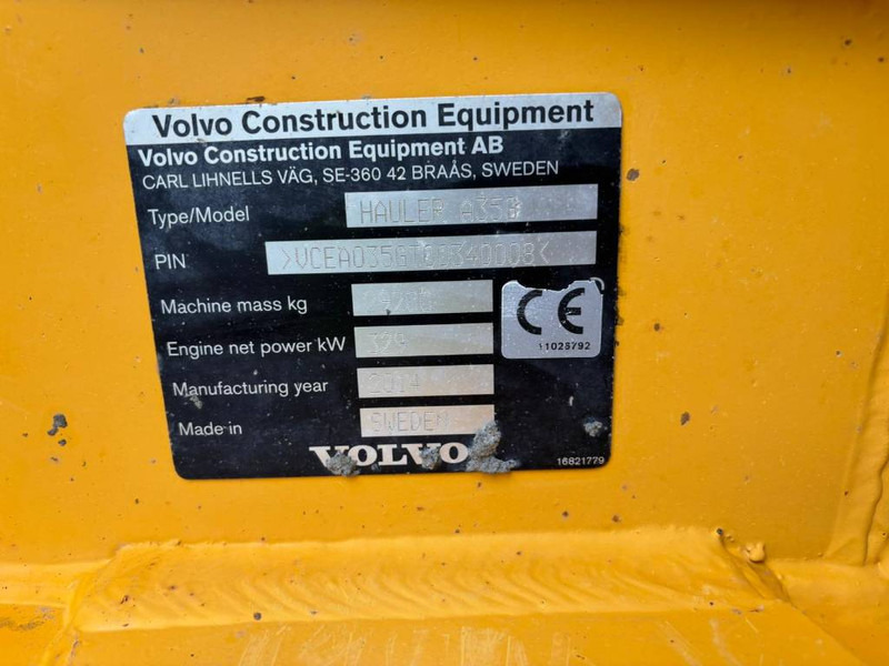 Volvo A 35 G - Csuklós dömper: 5 kép. Volvo A 35 G - Csuklós dömper: 5 kép.